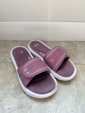 Under Armour Purple Women’s Foam Slide Sandals